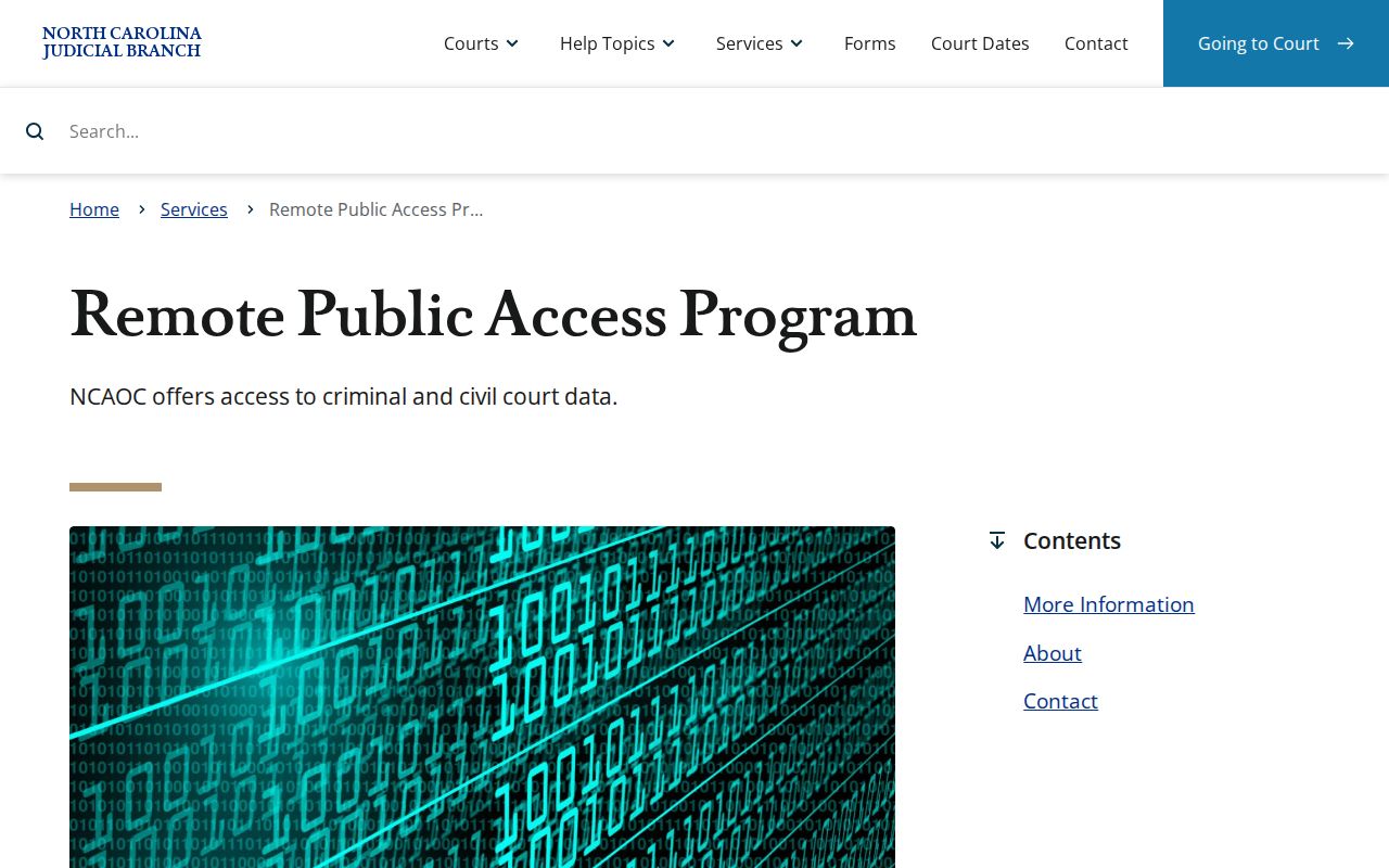 Jackson County civil docket Remote Public Access Program source