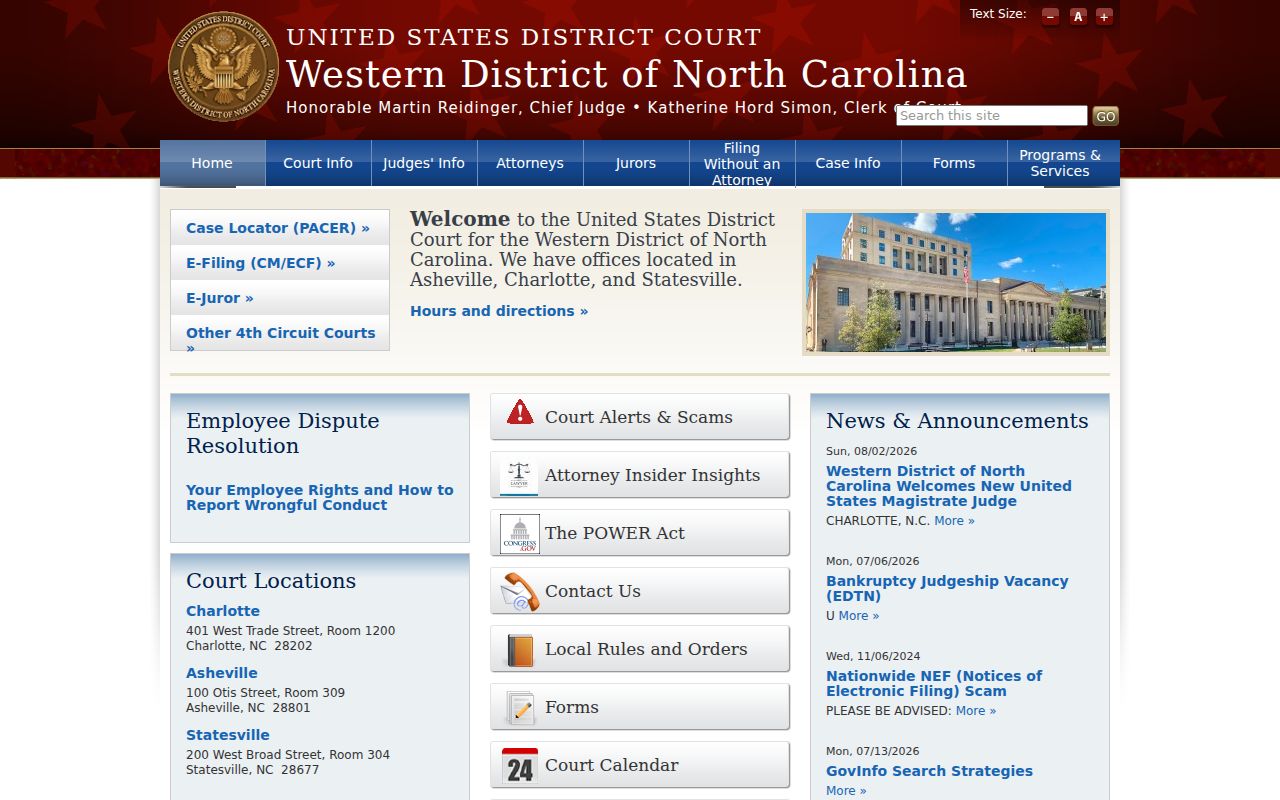 Dillsboro court record search distinction between federal and state court records