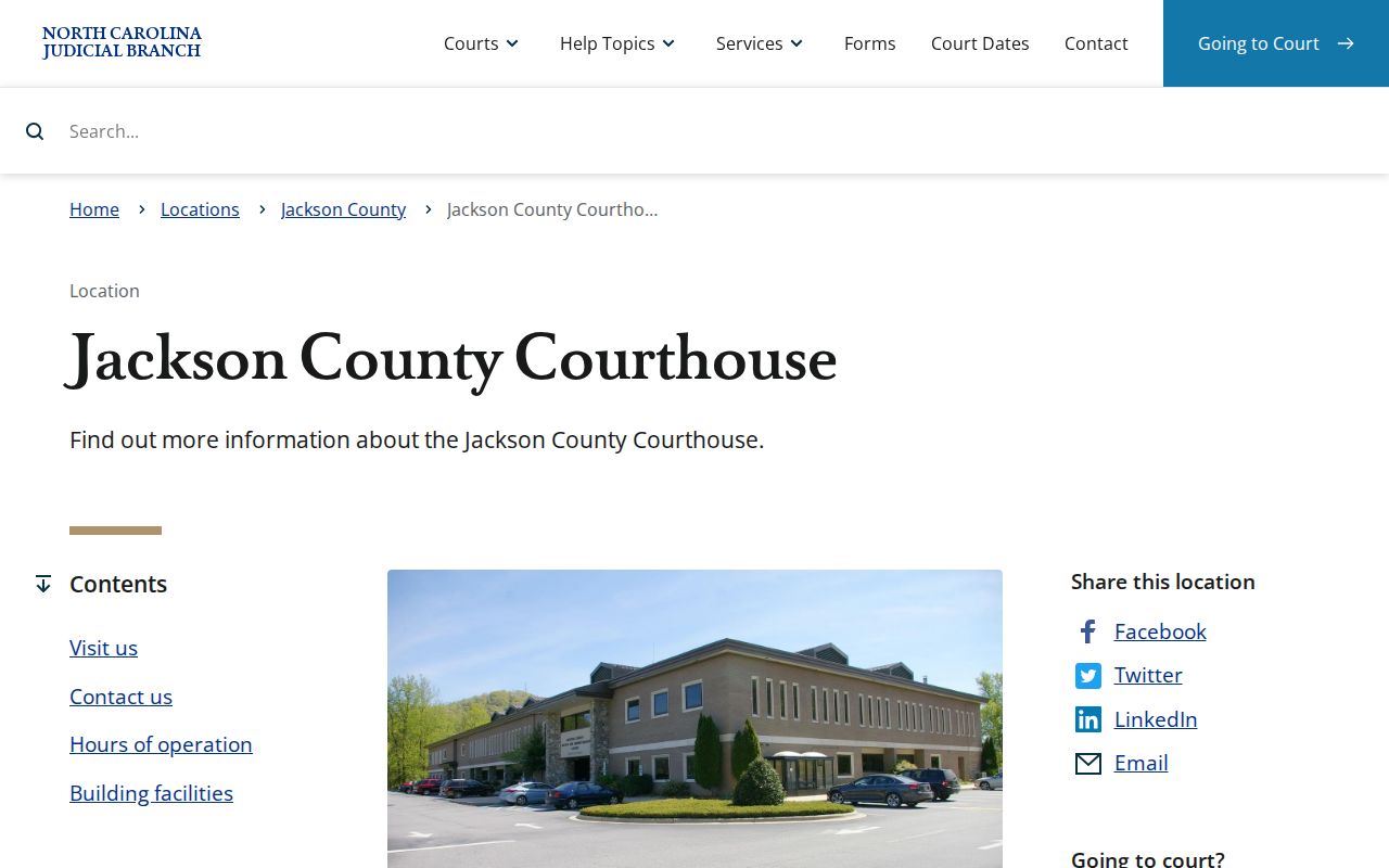 Jackson County court docket courthouse record access