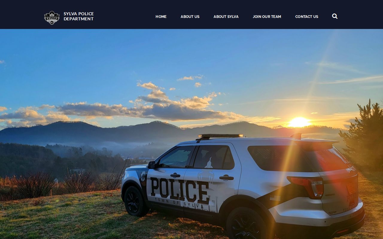 Sylva police administration source, not a Sylva traffic court record portal